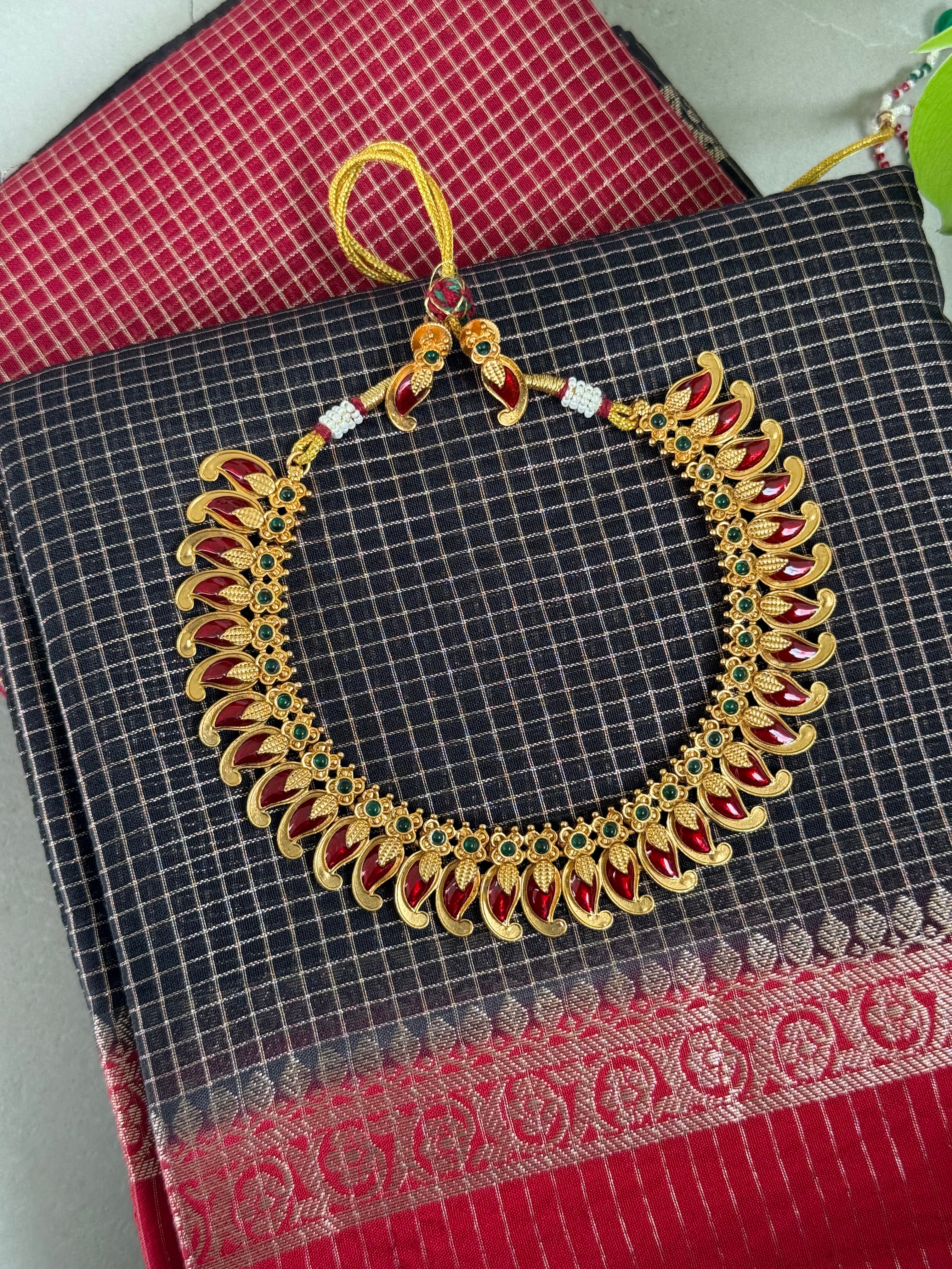 Gold Plated Necklace Earrings Set Keri Design