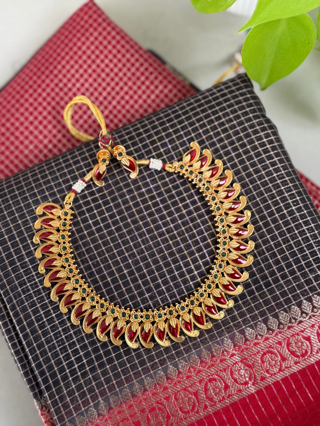 Gold Plated Necklace Earrings Set Keri Design