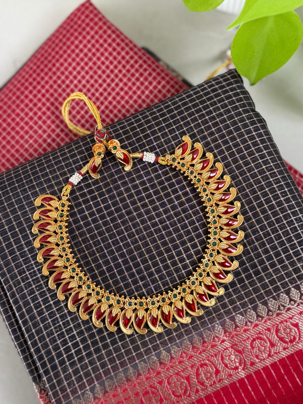 Gold Plated Necklace Earrings Set Keri Design